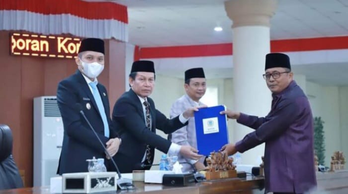 Bupati Panca Hadiri Rapat Paripurna IX DPRD Kabupaten Ogan Ilir Tahun Sidang 2022