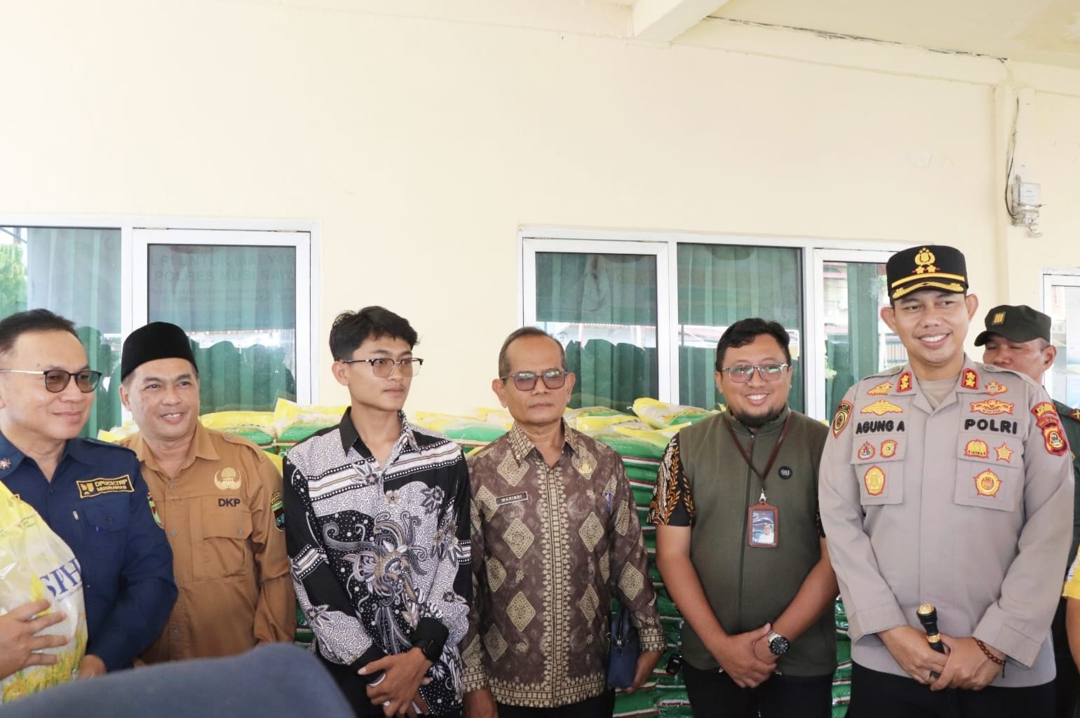 Sinergitas Polres Musi Rawas dan Bulog Lubuk Linggau Mampu Jual 7,5 Ton Beras