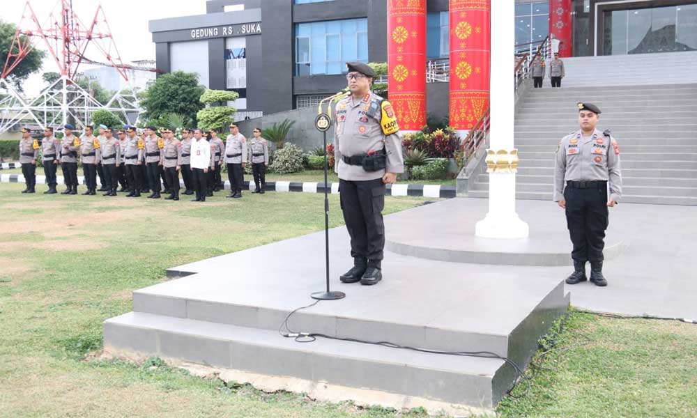 Rutin Apel Pagi, Dirsamapta Polda Sumsel: Tingkatkan Kedisiplinan