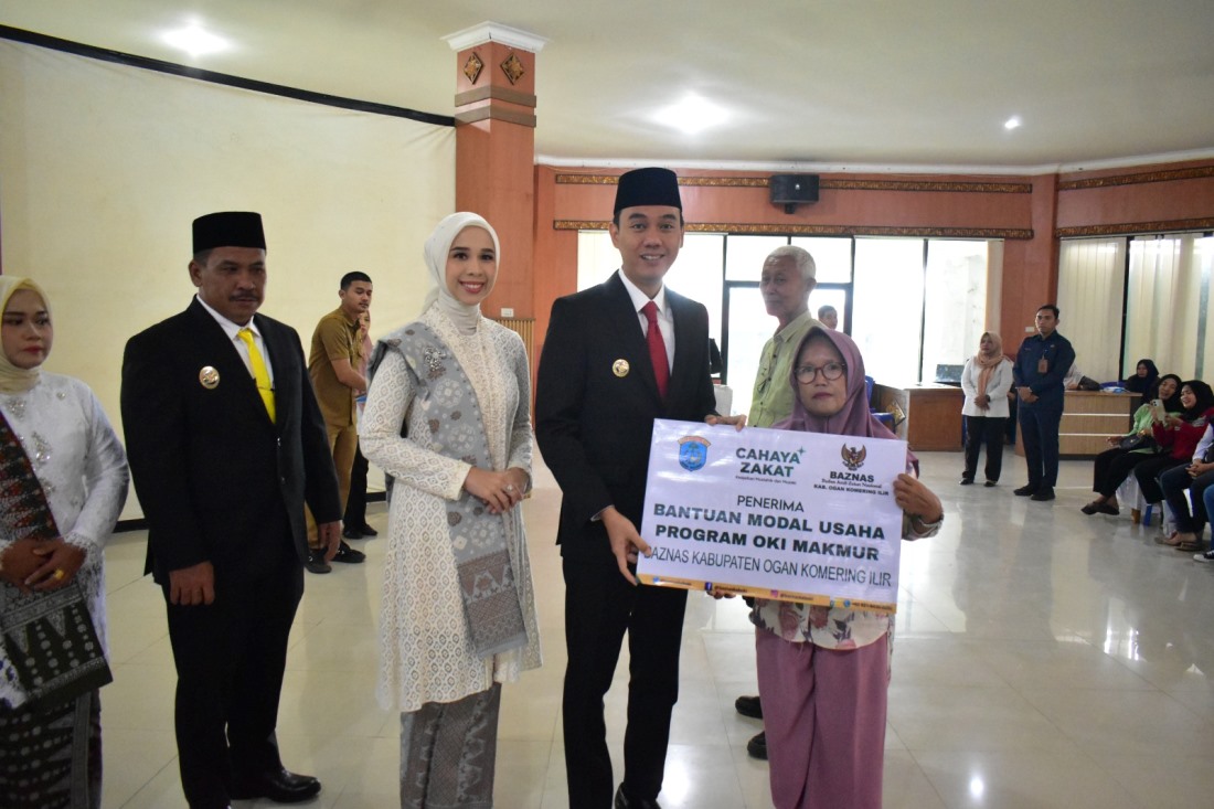 Program Prioritas Bupati Muchendi, Baznas OKI Bantu Modal Tanpa Bunga Bagi UMKM