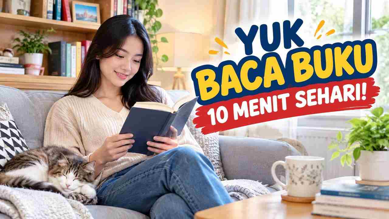 Baca Buku Minimal 10 Menit Sehari, Ternyata Ini Manfaat yang Bisa Dirasakan!
