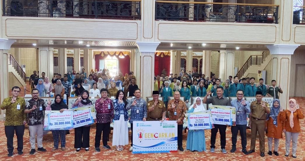 Bank Sumsel Babel Muara Beliti dan OJK Komitmen Sukseskan Program GENCARKAN dan Sultan Muda Sumsel Center