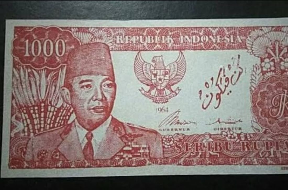 Fakta Uang Soekarno Pecahan Rp1000 Tahun 1964, Bisa Melengkung Sendiri?