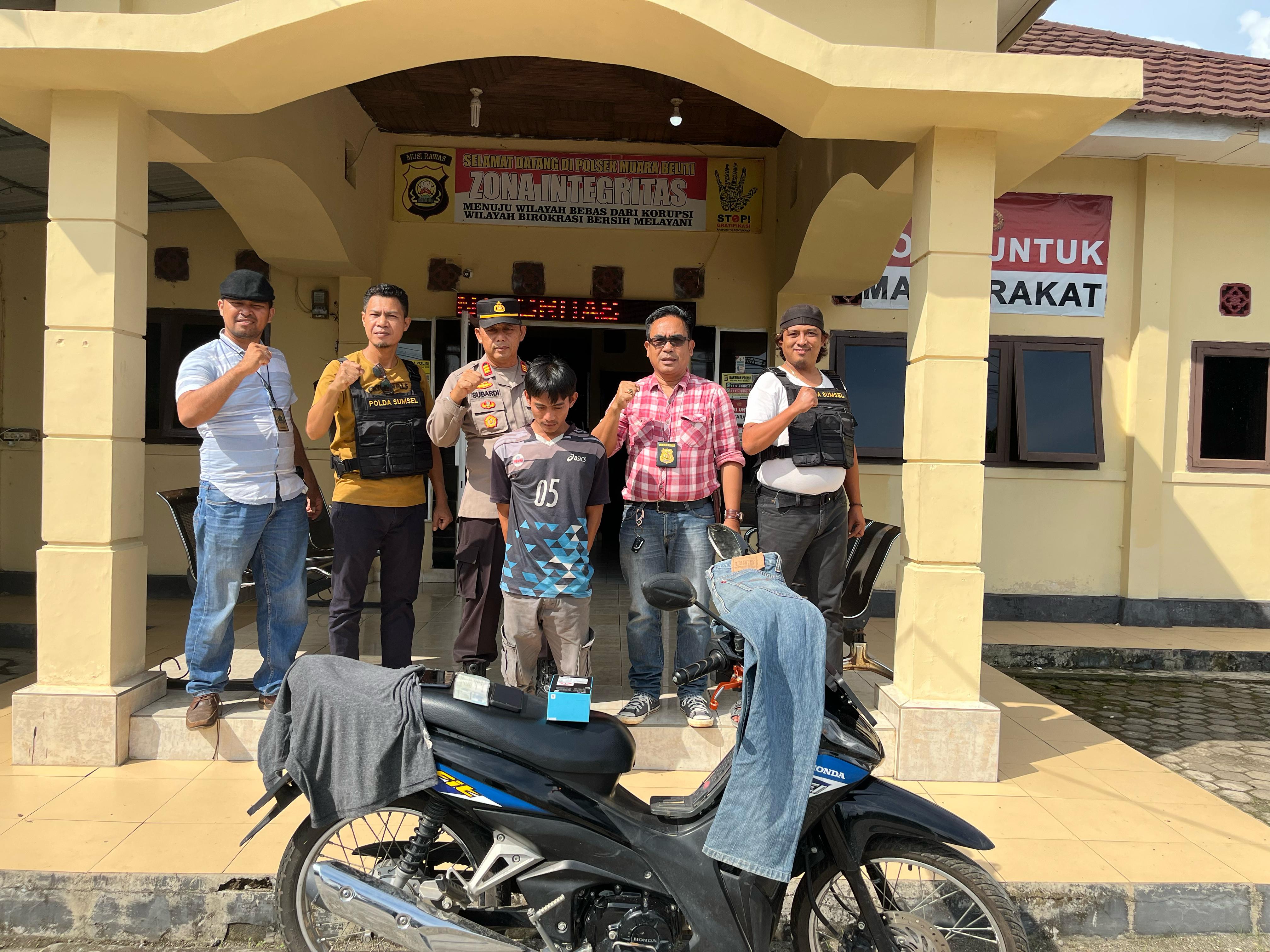 Tim Labi Polsek Muara Beliti Ungkap Kasus Jambret, Residivis Kembali Diamankan