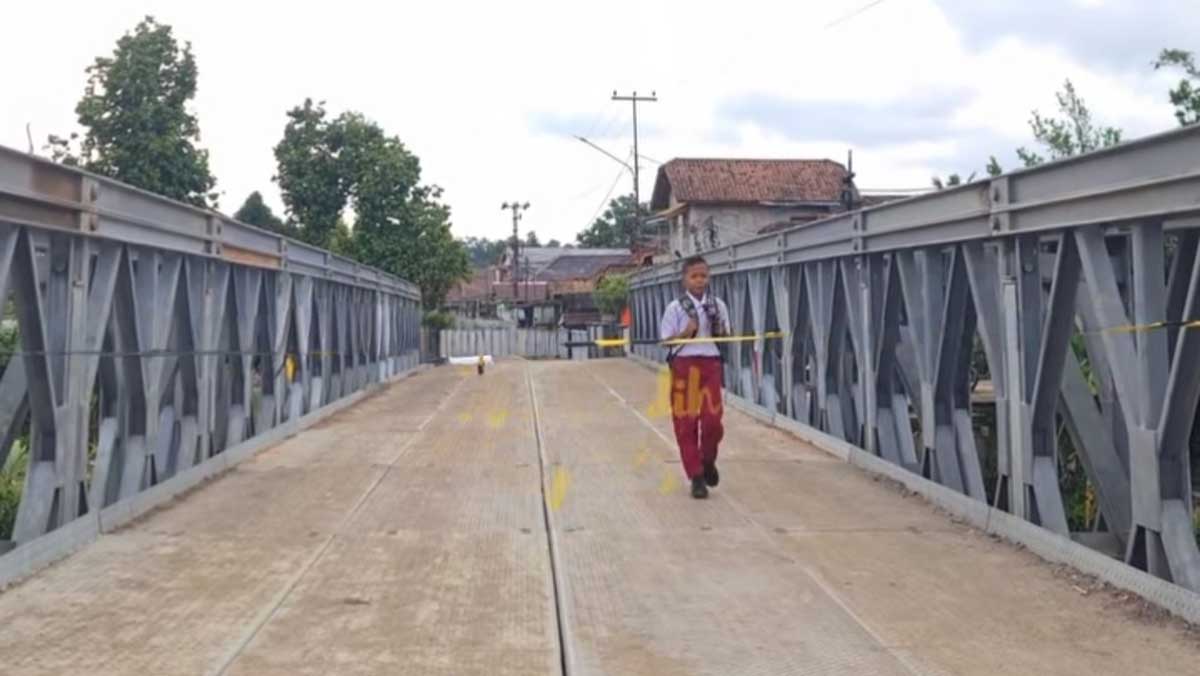 Jembatan Bailey Muara Dua Sudah Bisa Dilewati, Akses Warga Kini Kembali Pulih