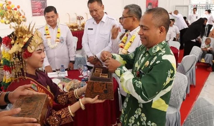Pejabat Pemkot Lubuk Linggau Hadiri Serah Terima Jabatan Kalapas Kelas II A