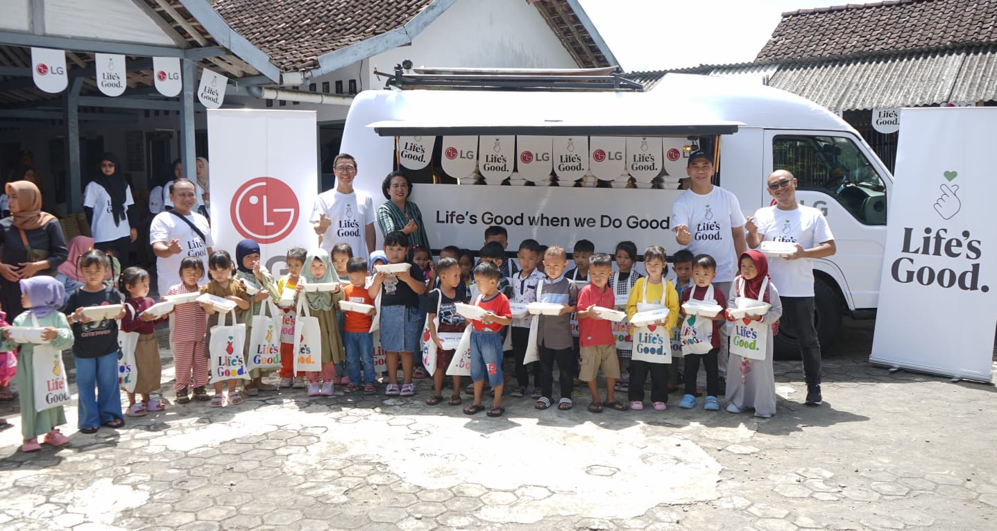 Gelar Lebaran Sehat, LG Bagikan 1.000 Paket Makanan dan Cek Kesehatan Gratis