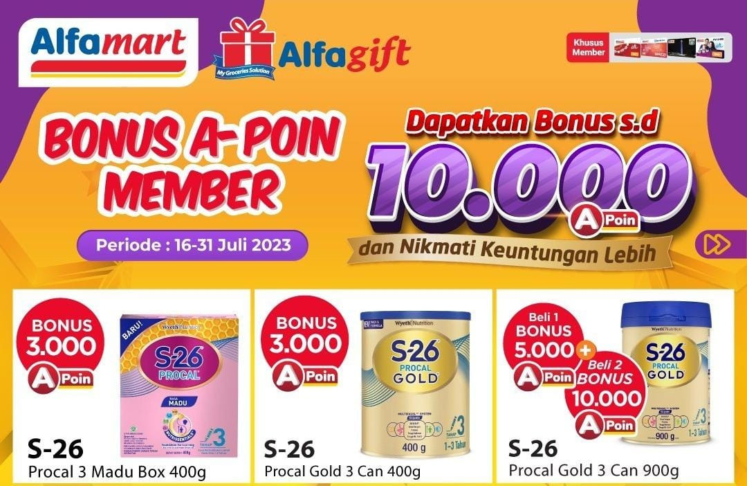 Katalog Promo Alfamart Berlaku Hingga 31 Juli 2023, Dapatkan 10.000 Alfamart Poin