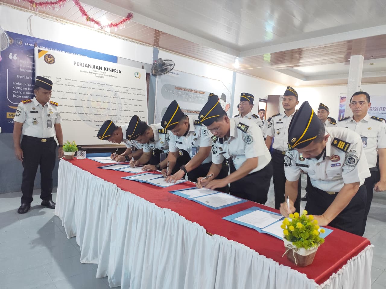 Lapas Sekayu Awali Kerja di Tahun 2026 dengan Perjanjian Kinerja