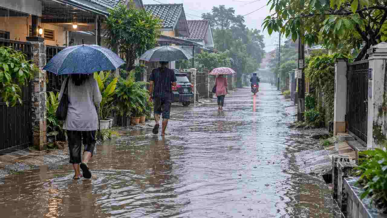 Prakiraan Cuaca Sumsel 23 September 2026: Hujan Mendominasi, Palembang Diprediksi Udara Kabur