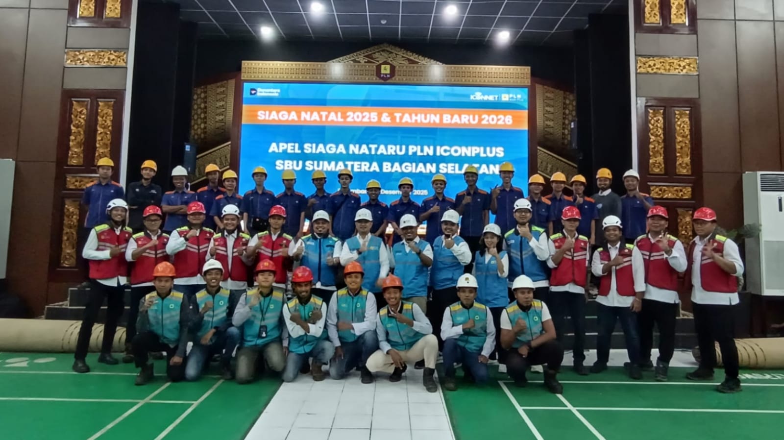 Ratusan Personel PLN Icon Plus Sumbagsel Siap Melayani Sepenuh Hati dan Jaga Layanan NATARU 2025/2026