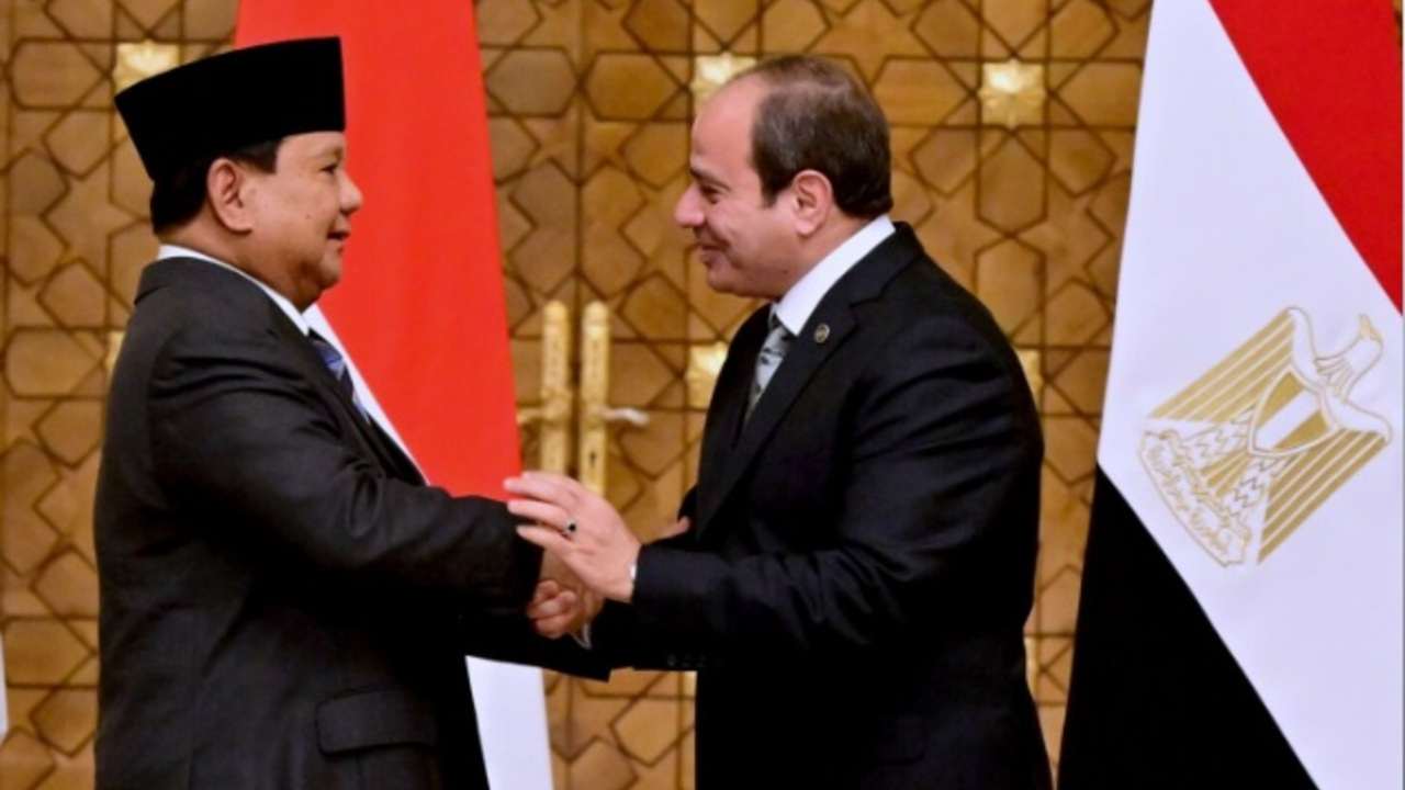 Dukung Kemerdekaan Palestina, Prabowo Temui Presiden Mesir, Ini Hasilnya