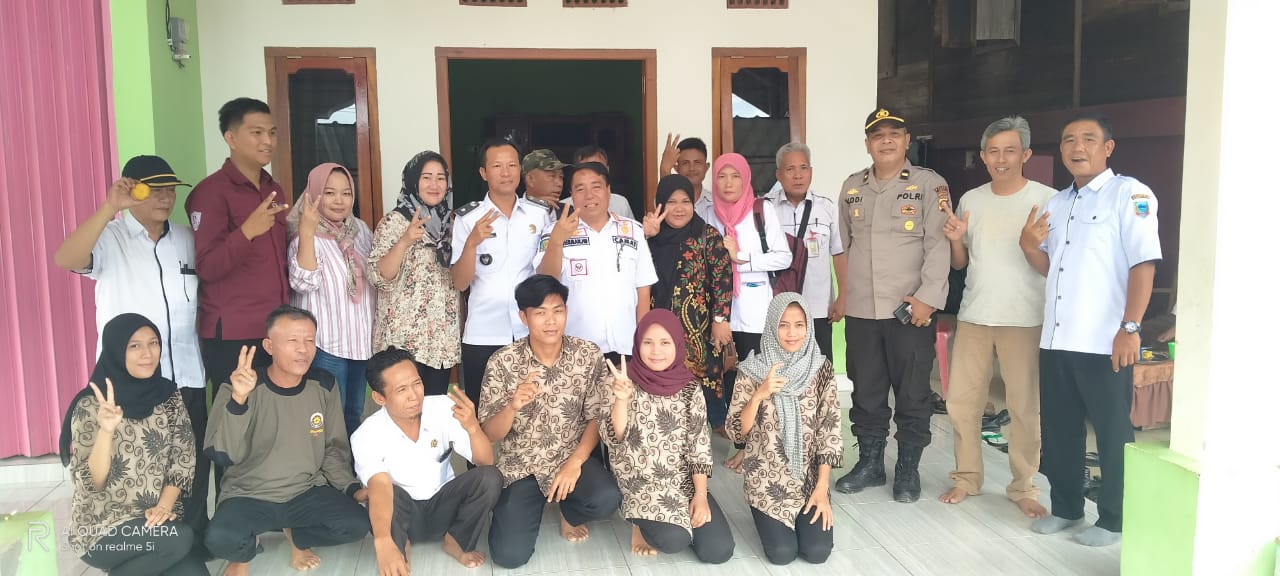 Rampung 100 Persen Monitoring dan Evaluasi 2022 di Desa Tanjung Kurung 