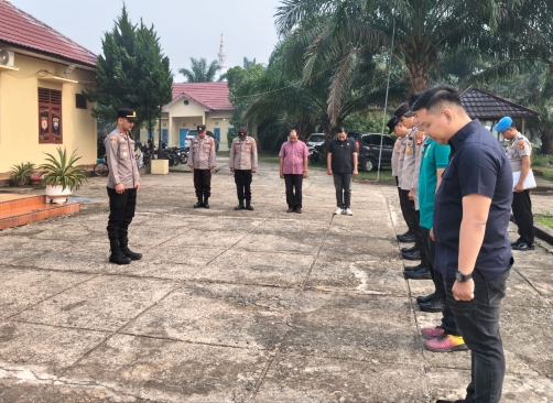 Pimpin Apel Pagi, Iptu Syazili Tekankan 6 Hal Penting Ini Bagi Personel