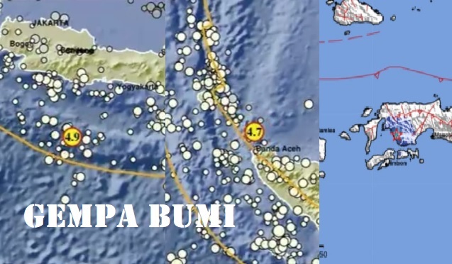 Update BMKG, Gempa Terjadi di 4 Daerah di Indonesia, Dimana Saja?