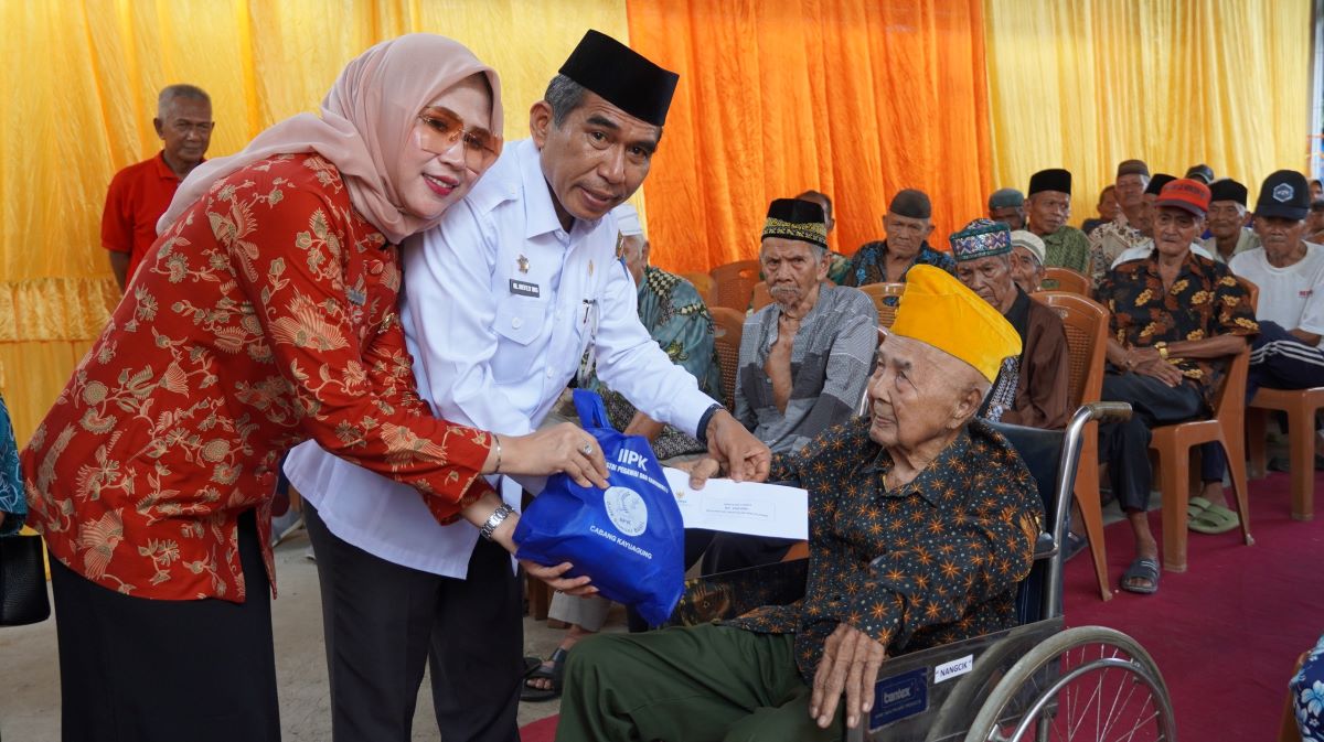 Peduli Veteran, Yatim dan Lansia Jelang HUT RI, Ini Harapan Pemkab OKI