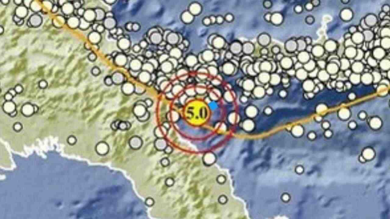 Update BMKG, Gempa 5.0 Magnitudo Pagi Ini Guncang Merauke Papua, Tak Berpotensi Tsunami