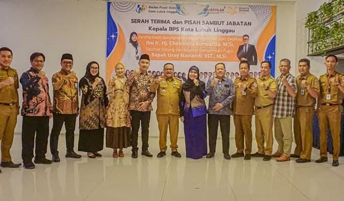 Sekda Lubuk Linggau H Trisko Defriyansa Hadiri Serah Terima dan Pisah Sambut Kepala BPS