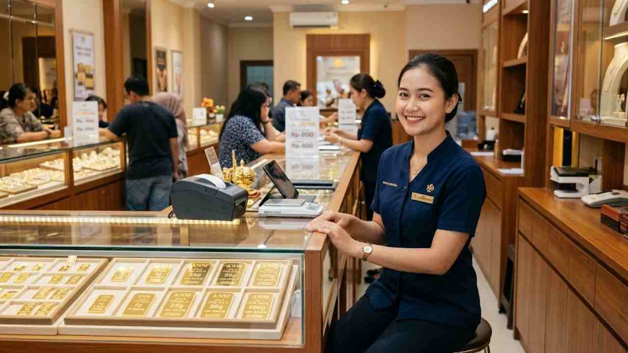 Harga Emas Pegadaian Hari Ini Turun, Antam 1 Gram Tembus Rp2,62 Juta