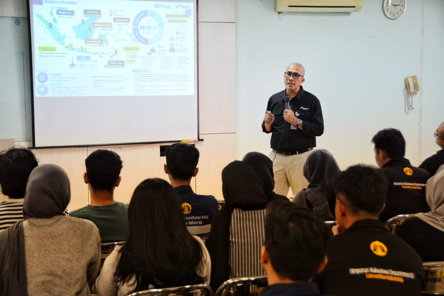 Berikan Kuliah Umum di UI, Dirut Pertamina Drilling Bagikan Pengalaman Selama Bekerja