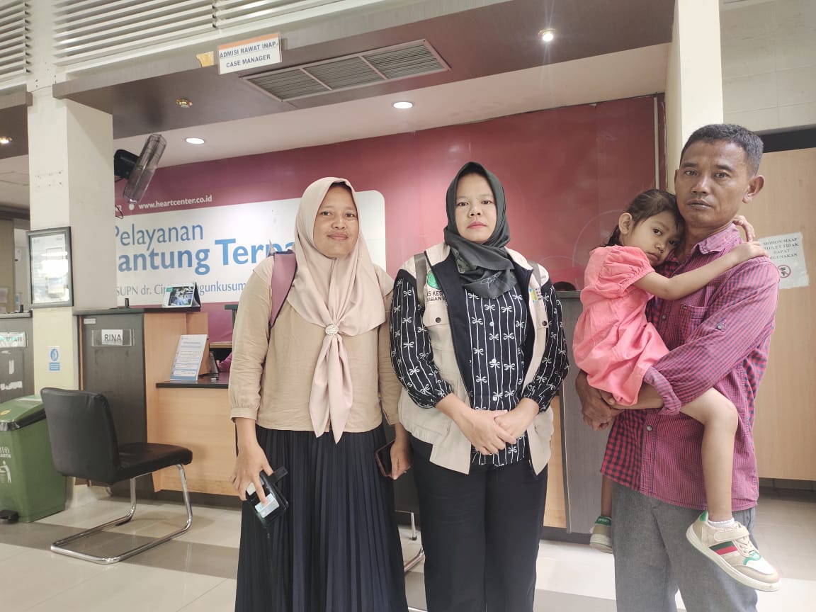 Melalui Program Basanak, Pemkab Muba Berikan Pengobatan Intensif Bocah Pengidap Jantung Bocor