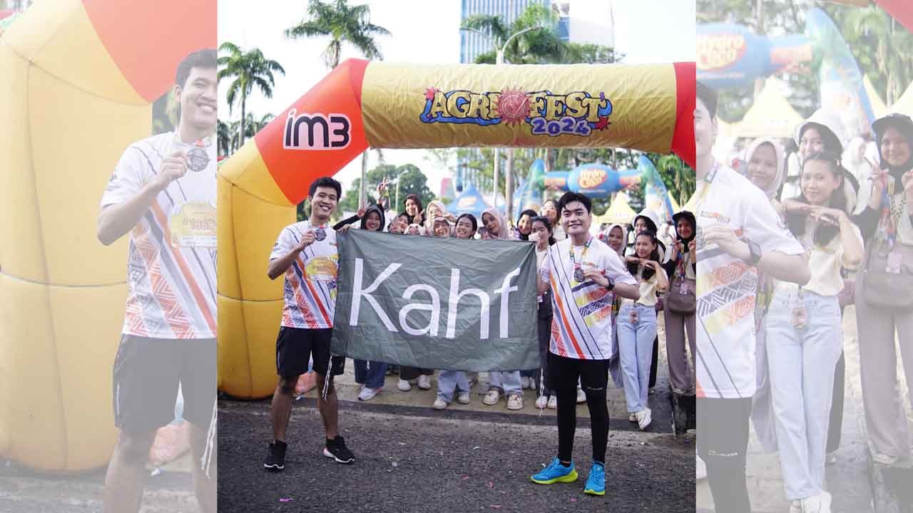 Kahf Hadir di Agrifest Running 2024, Support 1.100 Deodoran