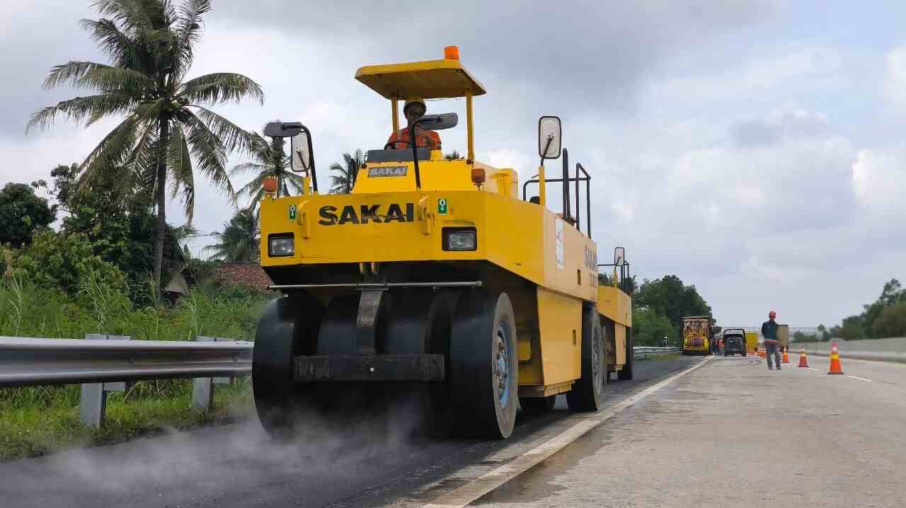 Jelang Libur Panjang! Tol Kayu Agung–Palembang Mulus Lagi, Pengaspalan Tuntas 100%