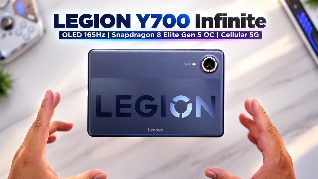 Bukan Tablet Biasa! Legion Y700 Infinite: Layar OLED 165Hz & Snapdragon 8 Elite