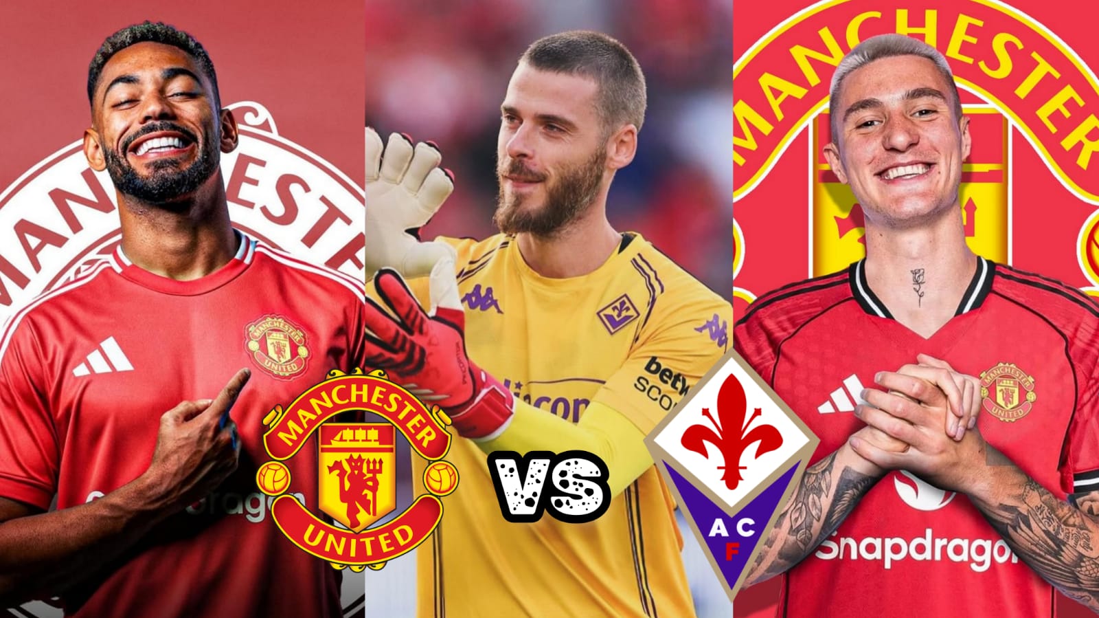 Prediksi Susunan Pemain Manchester United vs Fiorentina - Cunha Depan, De Gea datang dan Nasib Benjamin Sesko
