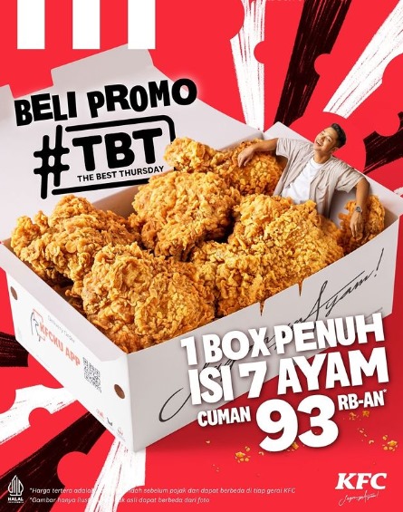 Buruan Ambil Promo KFC TBT Jangan Sampai Ketinggalan, Kamu Bisa Makan Sekeluarga