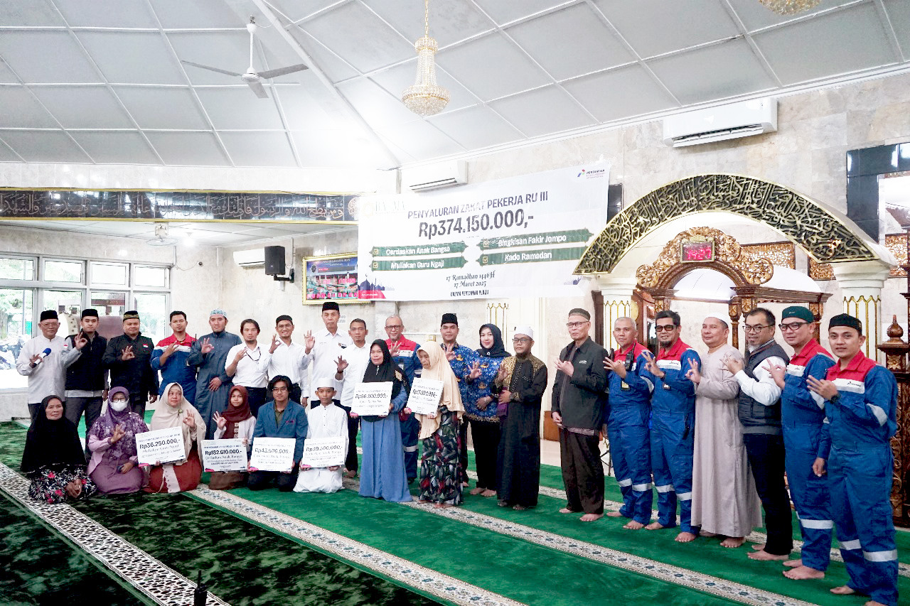 Kilang Pertamina Plaju Salurkan Total Rp698 Juta Donasi ZIS untuk Lebih dari 2.000 Penerima Manfaat