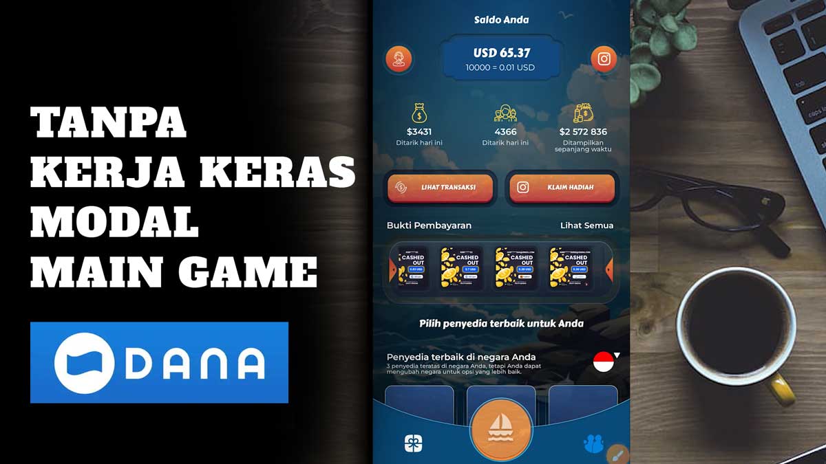 Bosan Kerja Keras? Coba Main Game di Aplikasi Ini, Saldo DANA Gratis Bisa Kamu Dapetin dengan Mudah!