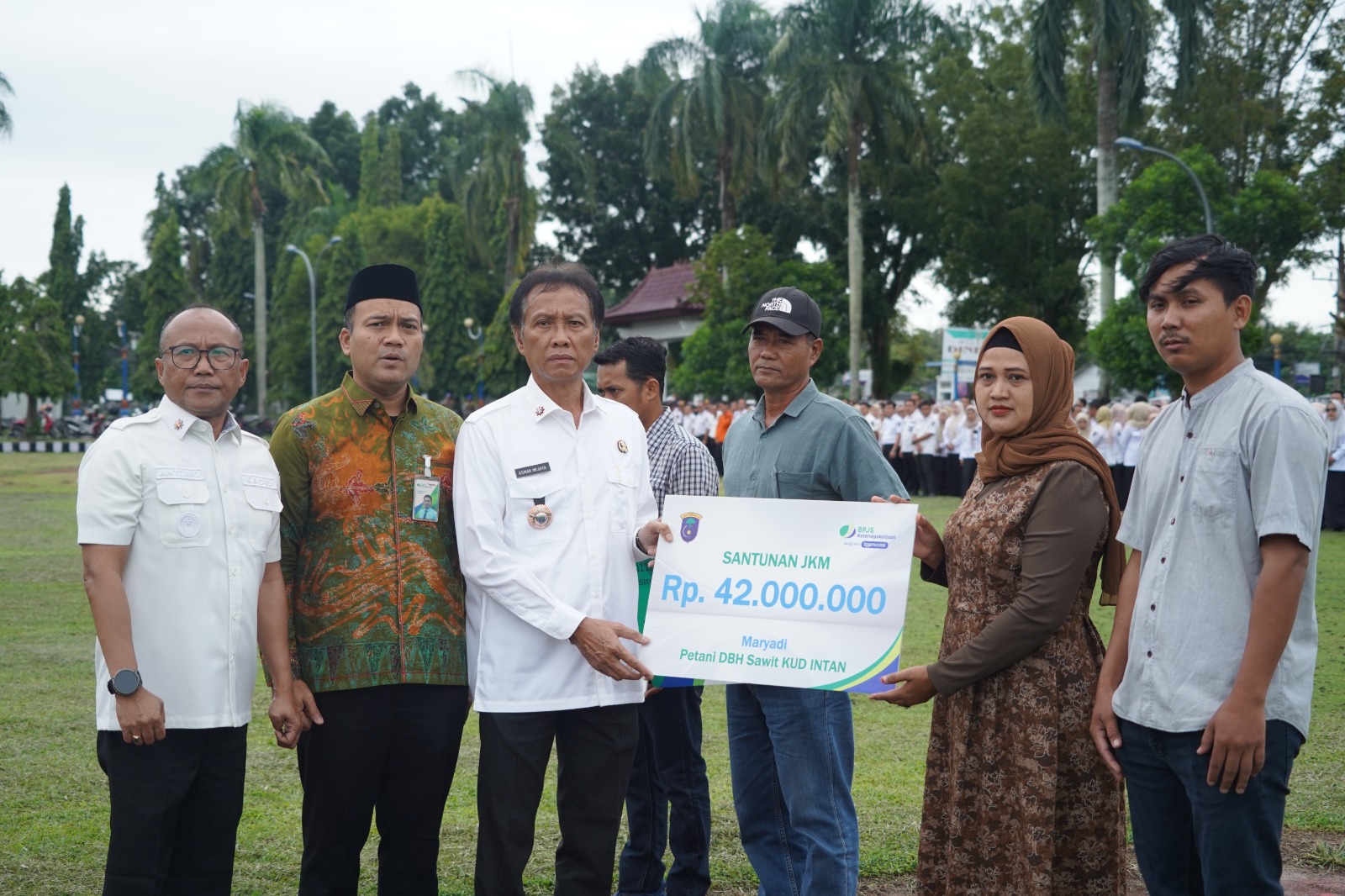 Ratusan Pekerja Sawit di OKI Terlindungi BPJS Ketenagakerjaan