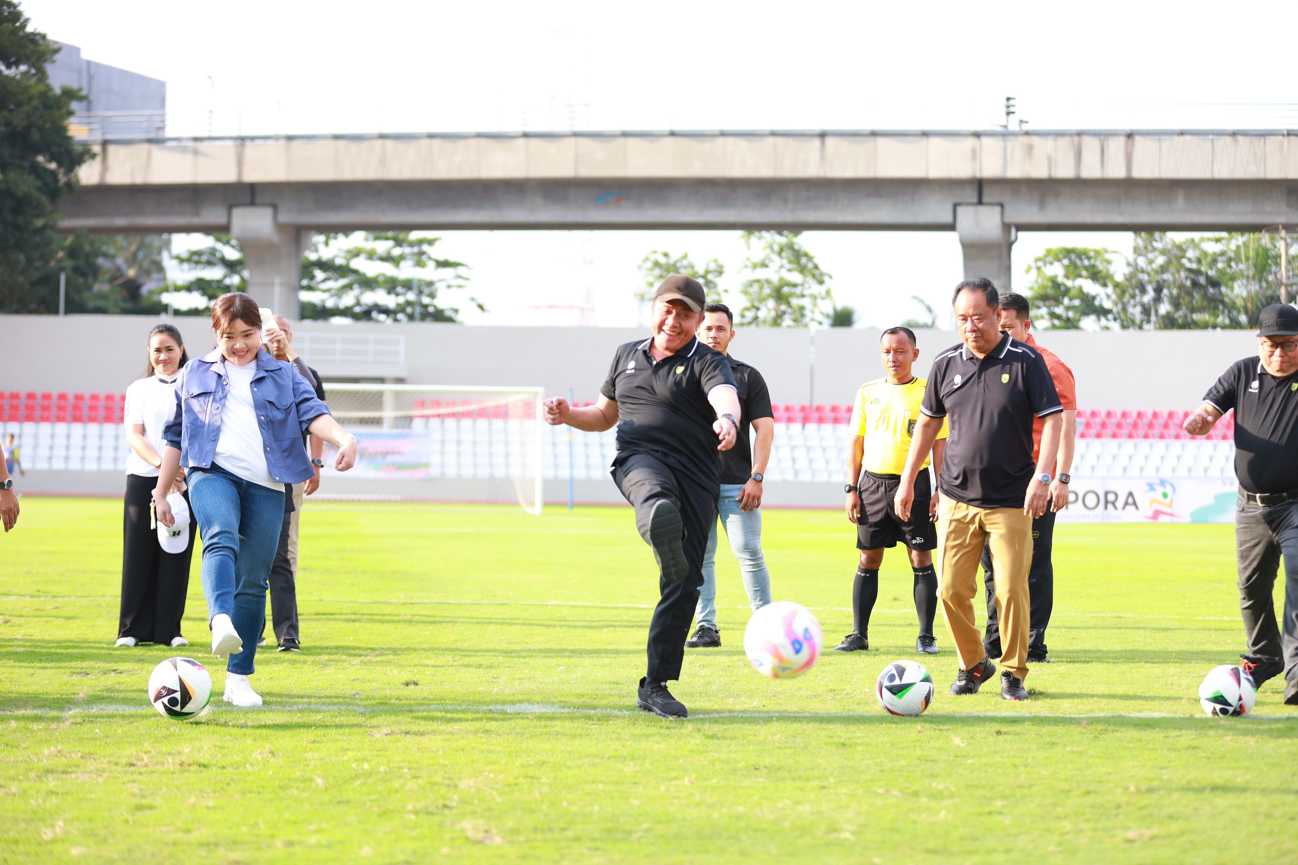 Meriah, Kejuaraan Sepak Bola Antar OPD Sumsel Diikuti 28 Tim, Herman Deru: Ajang Kompetensi dan Silahturahmi