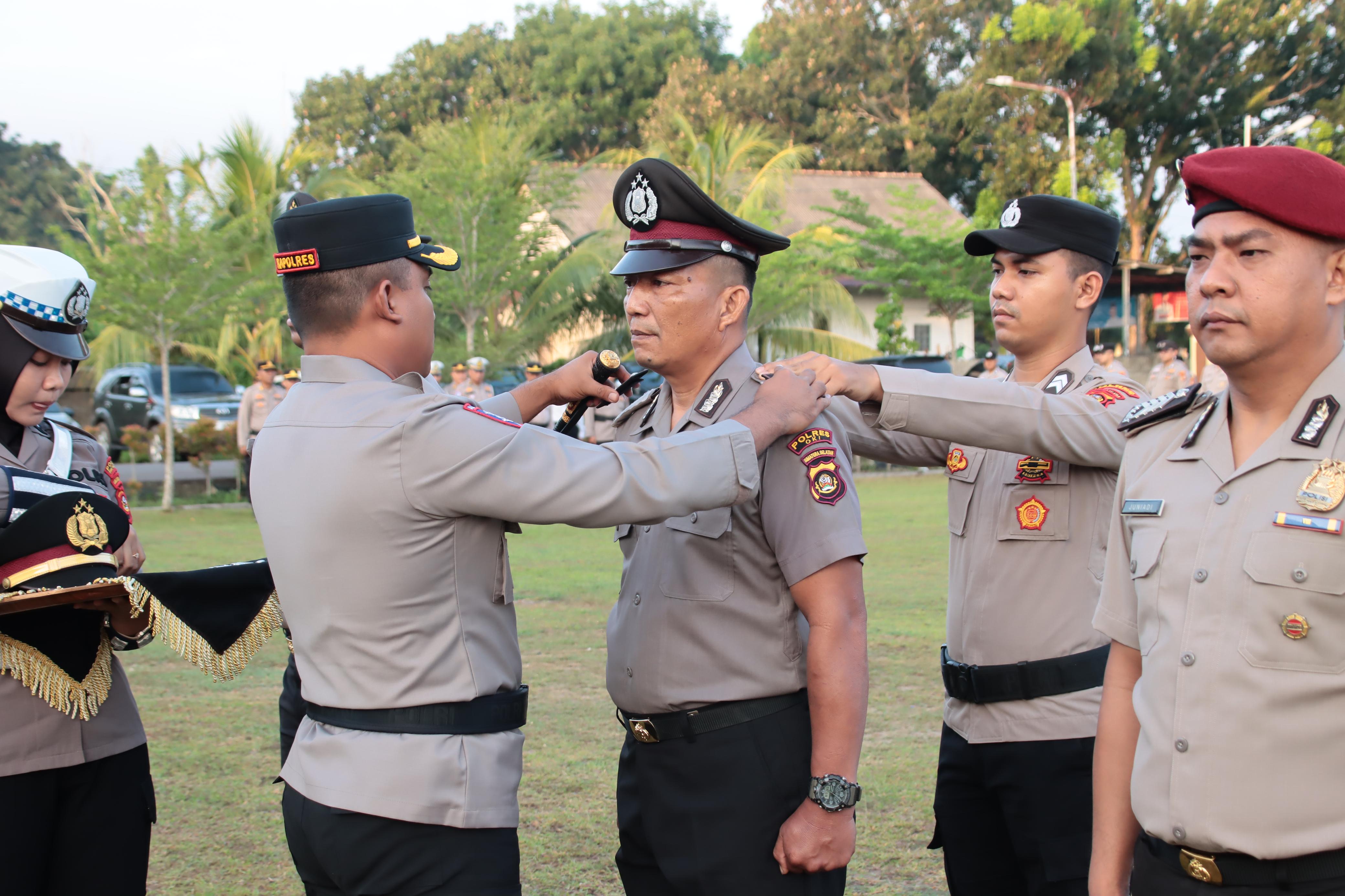 SELAMAT! 60 Personel Polres OKI Naik Pangkat