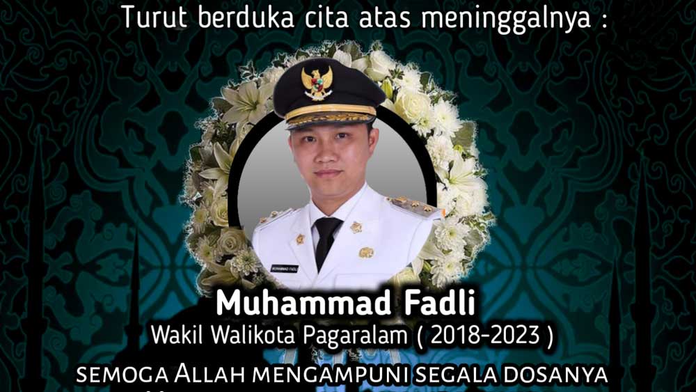 BREAKING NEWS: Wakil Wali Kota Pagaralam Muhammad Fadli Meninggal Dunia, Masyarakat Pagaralam Berduka