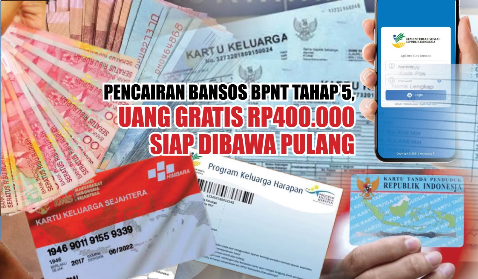 KPM Terdata di DTKS Kemensos Gembira, Bantuan Senilai Rp400.000 Siap Dicairkan, Segera Cek Pakai KTP