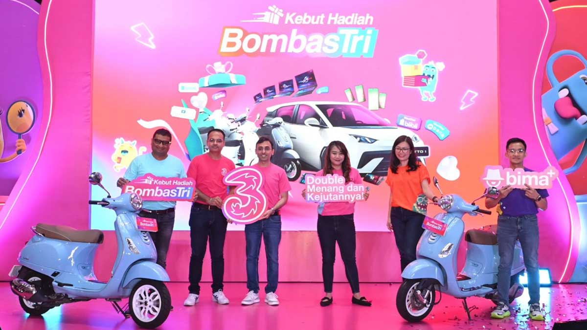 Ribuan Hadiah Menanti! Tri Kembali Gelar Kebut Hadiah BombasTri Serbu Hadiahnya, Double Kesempatannya