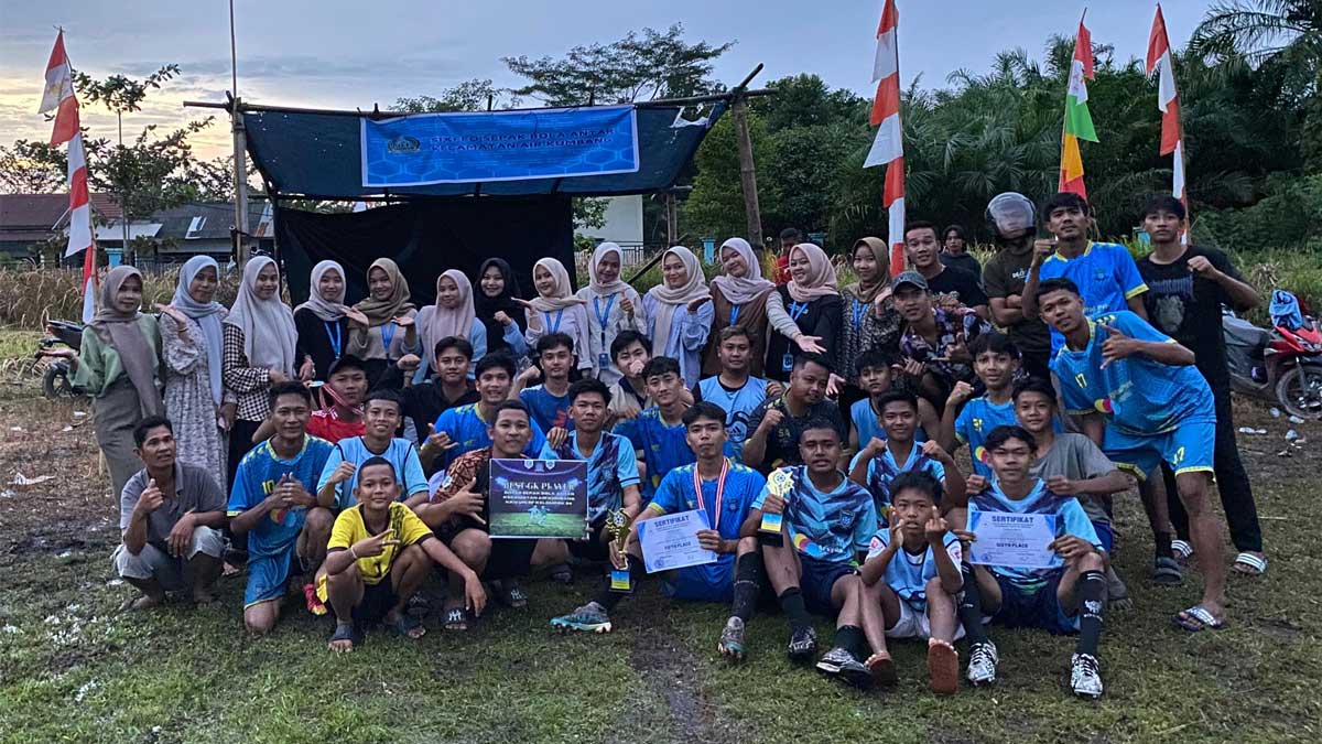 Turnamen Sixfeo Sepak Bola Se-Kecamatan Air Kumbang Sukses Digelar oleh KKN Kelompok 94 UIN Rafah Palembang