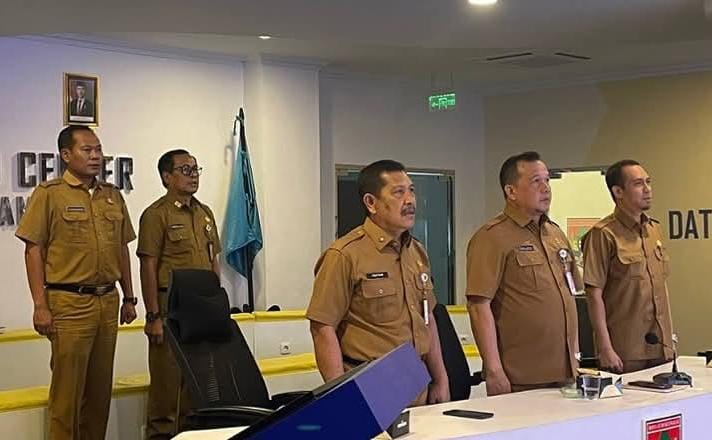 Pejabat Pemkot Lubuk Linggau Ikuti Rakor Pengawasan Pemda, Evaluasi Perencanaan dan Penganggaran Tahun 2025