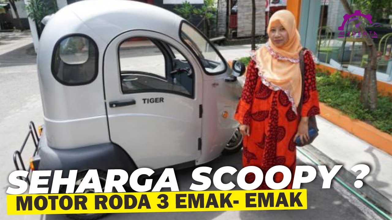 Seharga Scoppy? Motor Roda 3 Ini Idola Emak-Emak, Sangat Cocok Buat ke Pasar