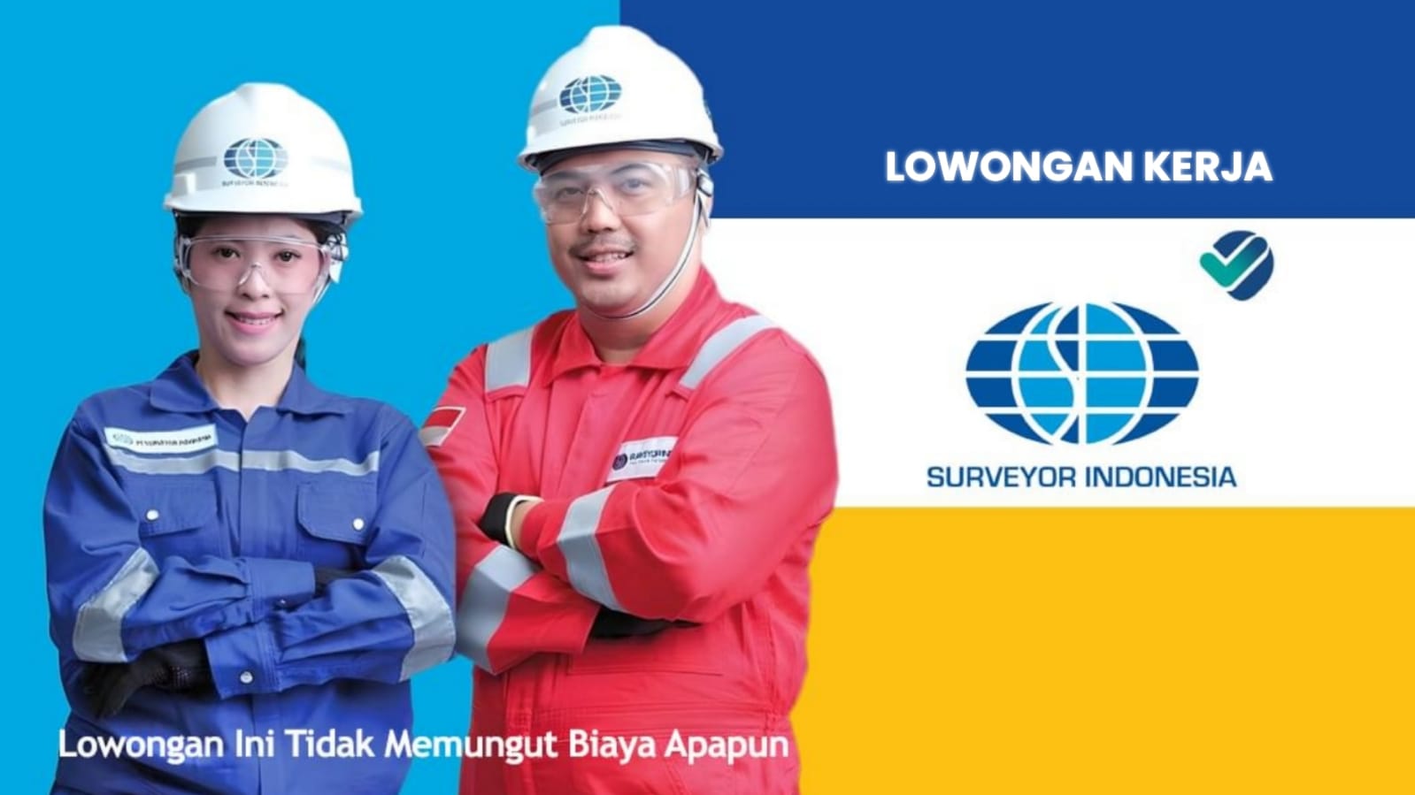 Lowongan Kerja BUMN Terbaru PT Surveyor Indonesia Lulusan SMA SMK Sederajat, Batas Usia 45 Tahun