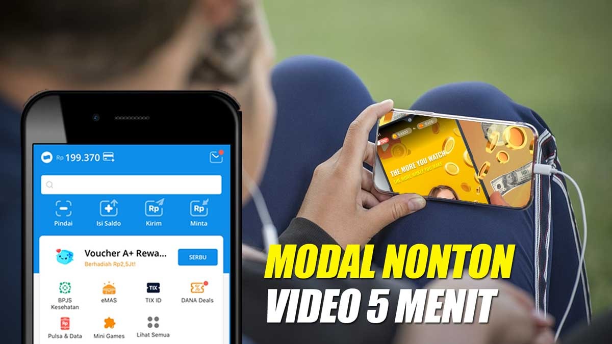 Modal Nonton Video 1 Menit, Saldo DANA Gratis Rp275.000 Siap Cair Setiap Hari, Ini Rahasianya!