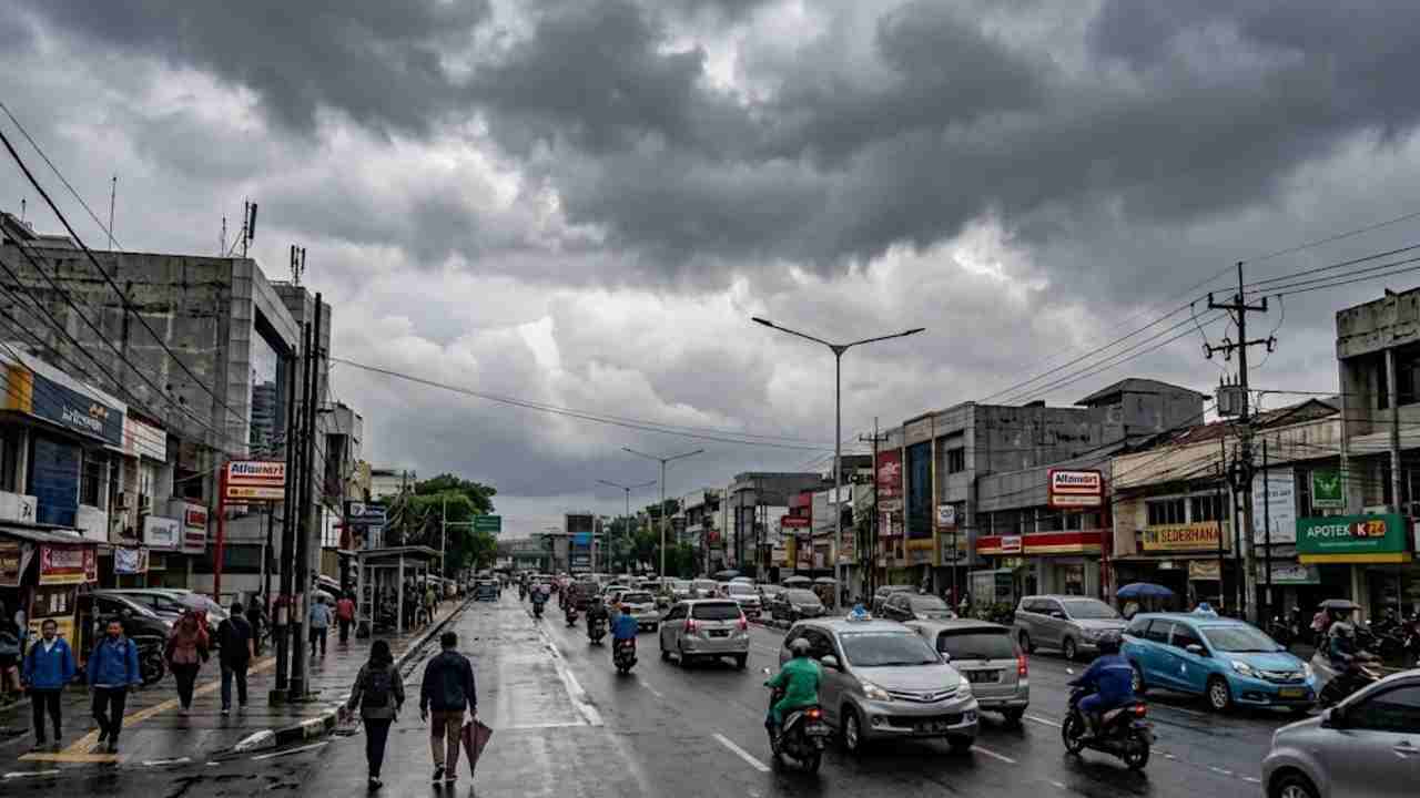 Prakiraan Cuaca Sumsel Hari Ini, Hampir Semua Daerah Berawan, Pagar Alam Diliputi Udara Kabur