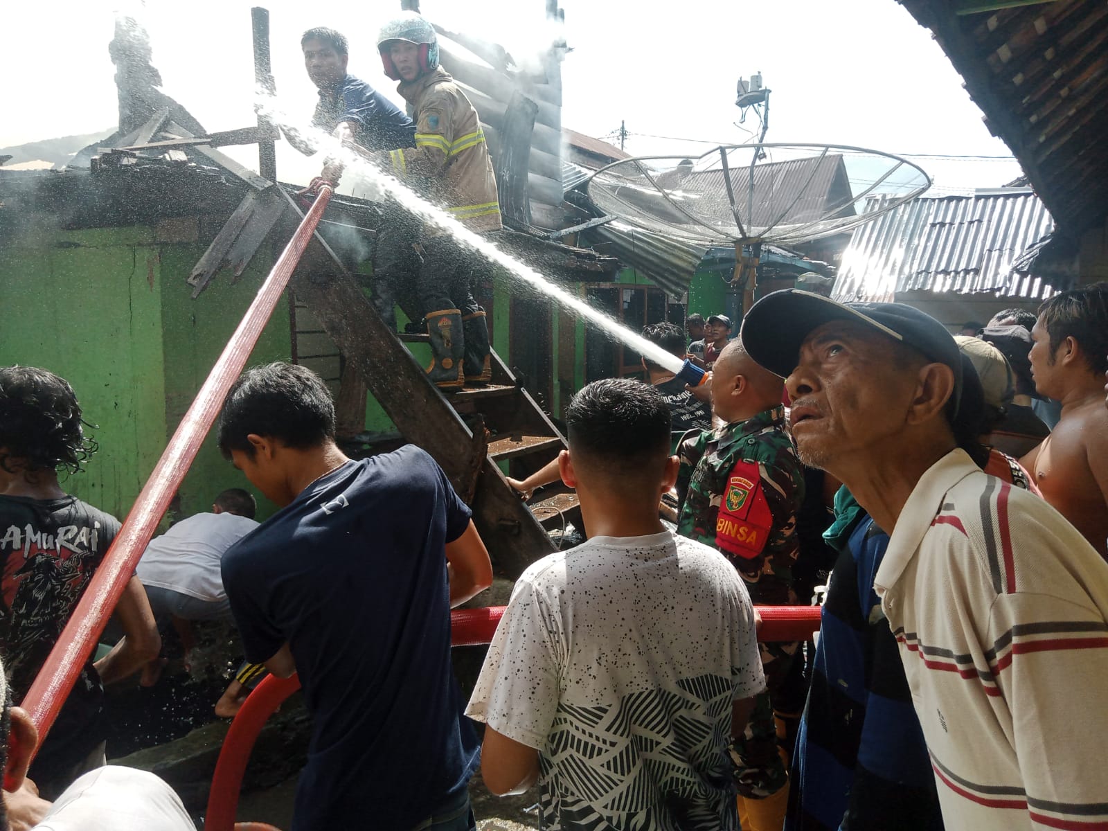  Si Jago Merah Porak-porandakan Rumah Warga di Talang Banten Lahat