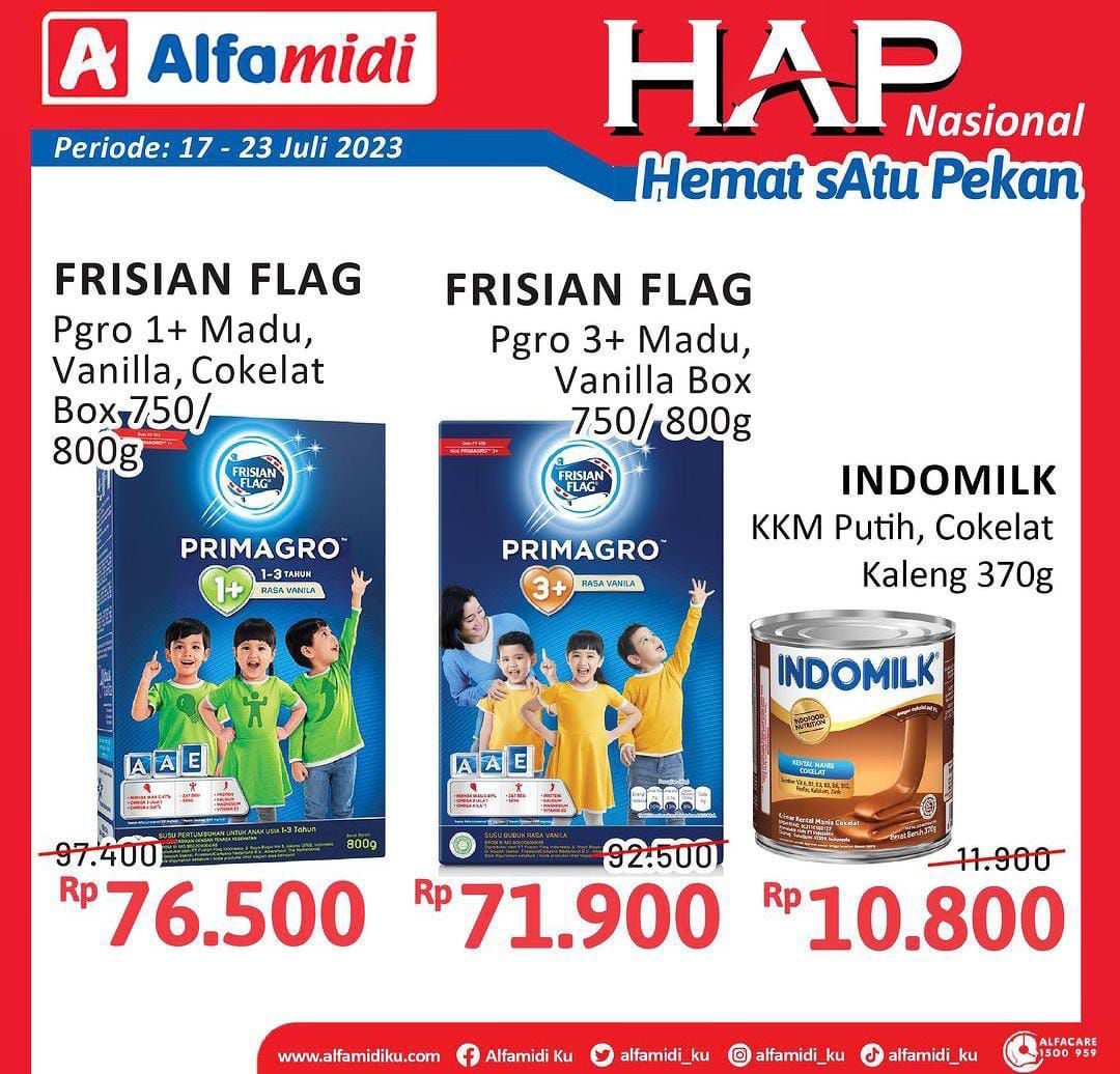 GERCEP! Nikmati Diskon Promo Alfamidi Edisi HAP Nasional Hingga 23 Juli 2023