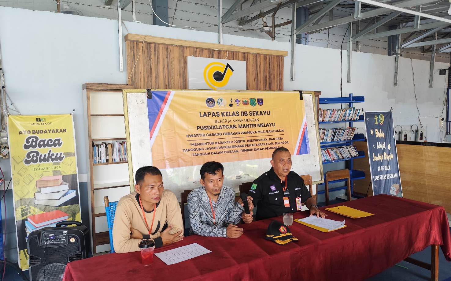 Matangkan Persiapan Perkemahan, 10 Warga Binaan Lapas Sekayu Dapat Pelatihan Khusus