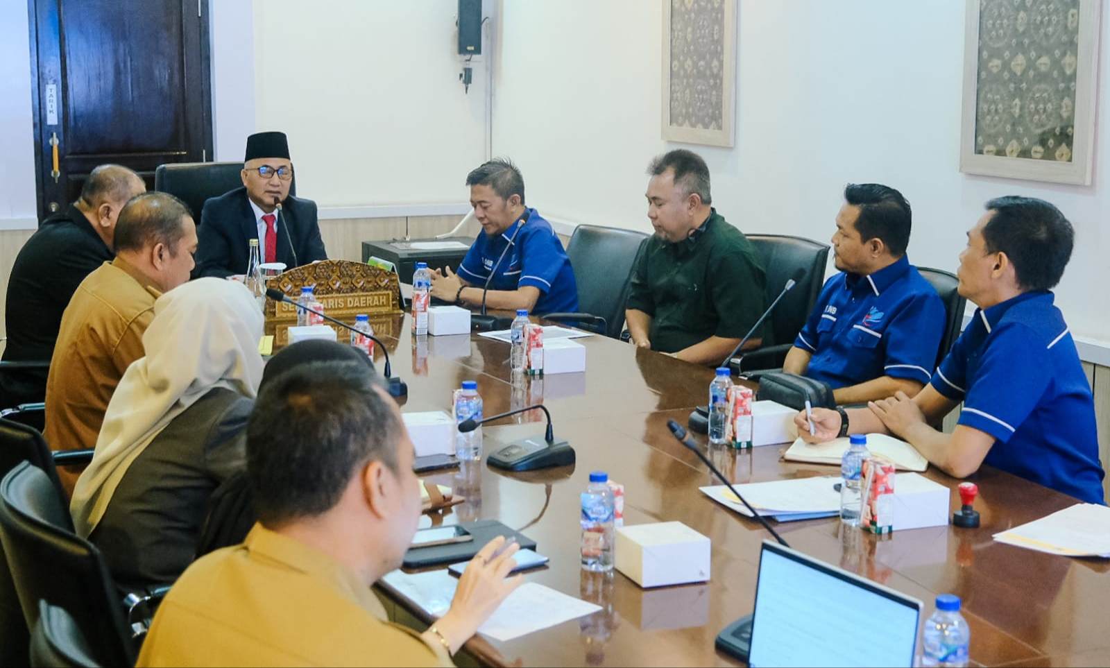 Dukung Kelancaran Transportasi Logistik Sungai, PT ONB Sowan ke Pemkab Muba