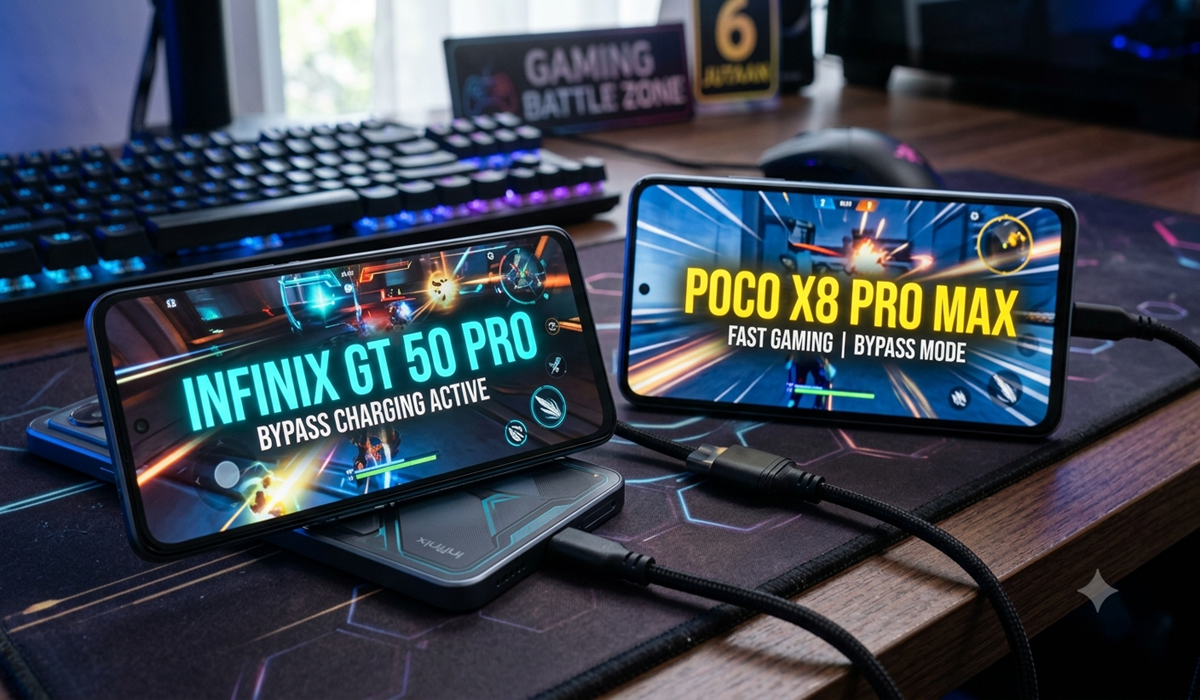 Infinix GT 50 Pro vs POCO X8 Pro Max: Duel Flagship Killer 6 Jutaan dengan Fitur Bypass Charging Terbaik