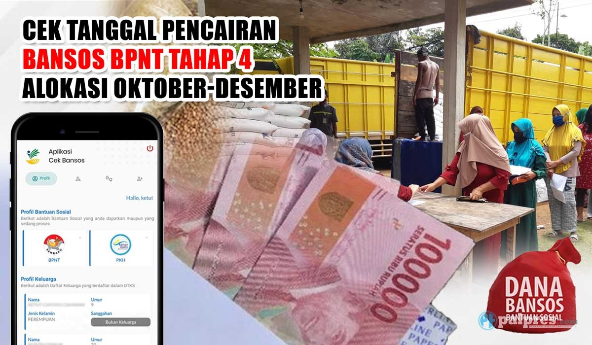 Cek Tanggal Pencairan Bansos BPNT Tahap 4 Alokasi Oktober-Desember, Dana Rp600 Ribu Ambil di Kantor Pos